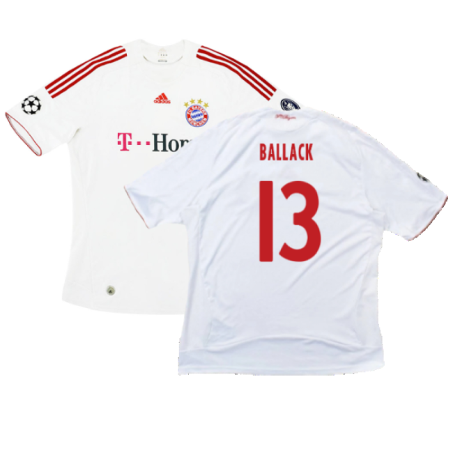 Bayern Munich 2008-09 Third Shirt ((Very Good) XXL) (Ballack 13)-Football Jersey Hub