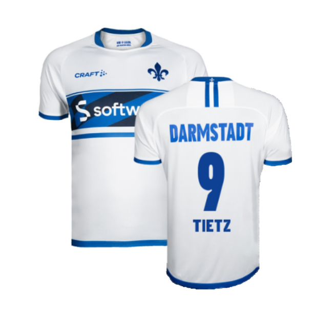 Darmstadt 2022-23 Away Shirt (XS) (Mint) (Tietz 9)-Football Jersey Hub