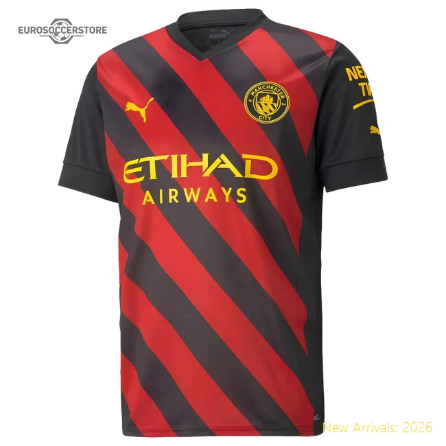 2022-2023 Man City Away Shirt-Football Jersey Hub