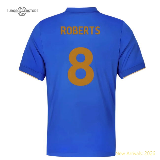 2025-2026 Birmingham City Home Shirt (Roberts 8)-Football Jersey Hub