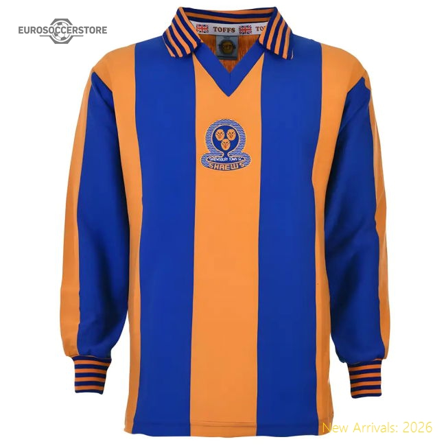 Shrewsbury Town 1980-1981 Retro Football Shirt-Football Jersey Hub