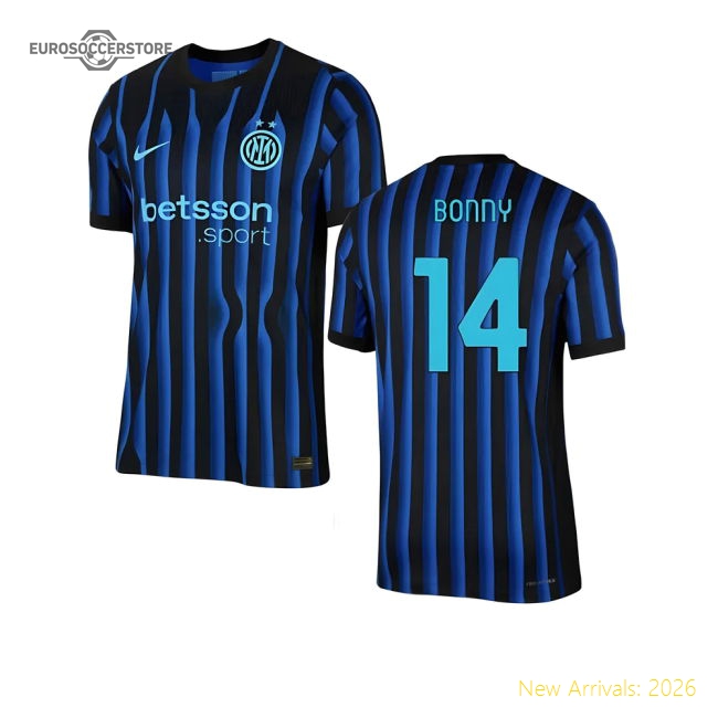 2025-2026 Inter Milan Home Authentic Dri-Fit ADV Shirt (Bonny 14)-Football Jersey Hub
