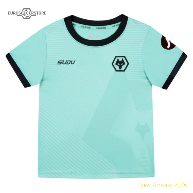 2025-2026 Wolves Away Baby Kit-Football Jersey Hub