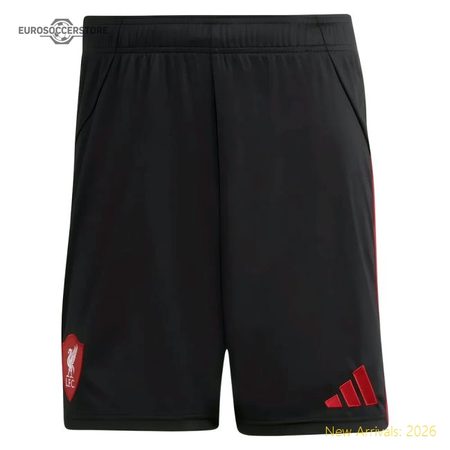 2025-2026 Liverpool Away Shorts (Black) - Kids-Football Jersey Hub