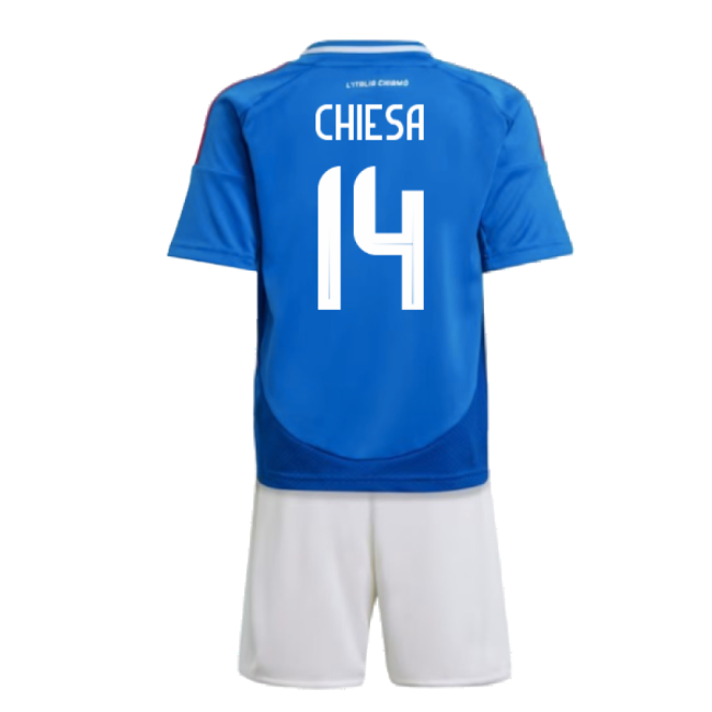 2024-2025 Italy Home Mini Kit (CHIESA 14)-Football Jersey Hub