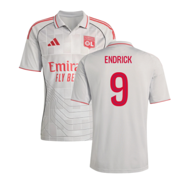 2025-2026 Olympique Lyon Third Shirt (Endrick 9)-Football Jersey Hub