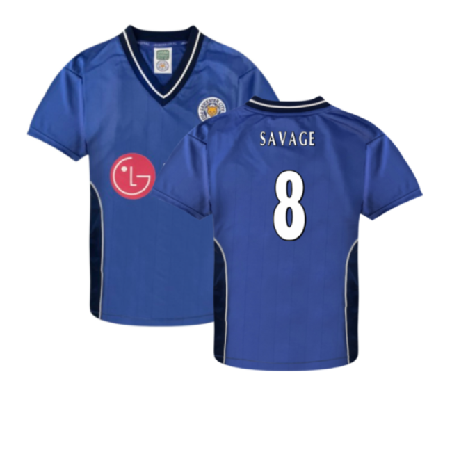 Leicester City 2002 Home Retro Shirt (Savage 8)-Football Jersey Hub