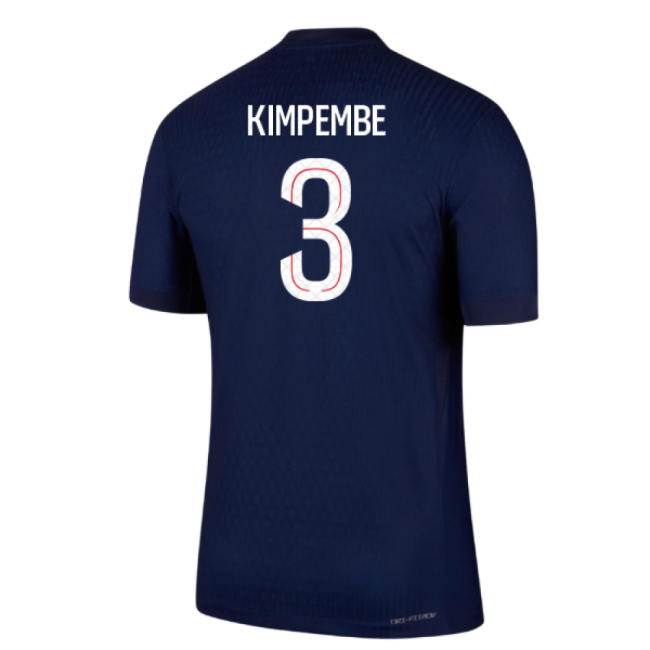 2025-2026 PSG Home Dri-Fit ADV Authentic Shirt (Kimpembe 3)-Football Jersey Hub