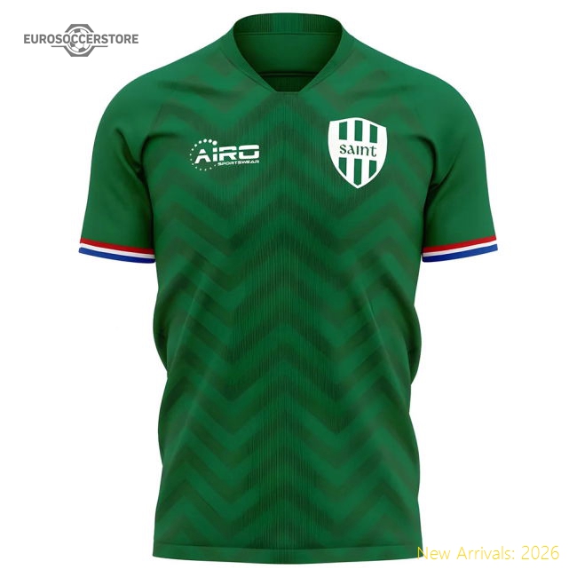 2025-2026 Saint Etienne Home Concept Football Shirt - Little Boys-Football Jersey Hub
