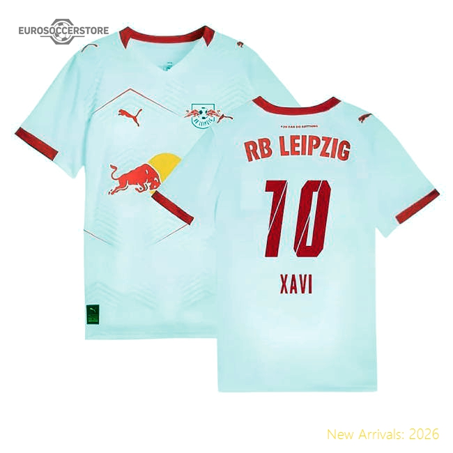 2025-2026 Red Bull Leipzig Home Shirt (Kids) (Xavi 10)-Football Jersey Hub