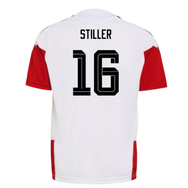 2026-2027 Germany Training Jersey (White) - Kids (Stiller 16)-Football Jersey Hub