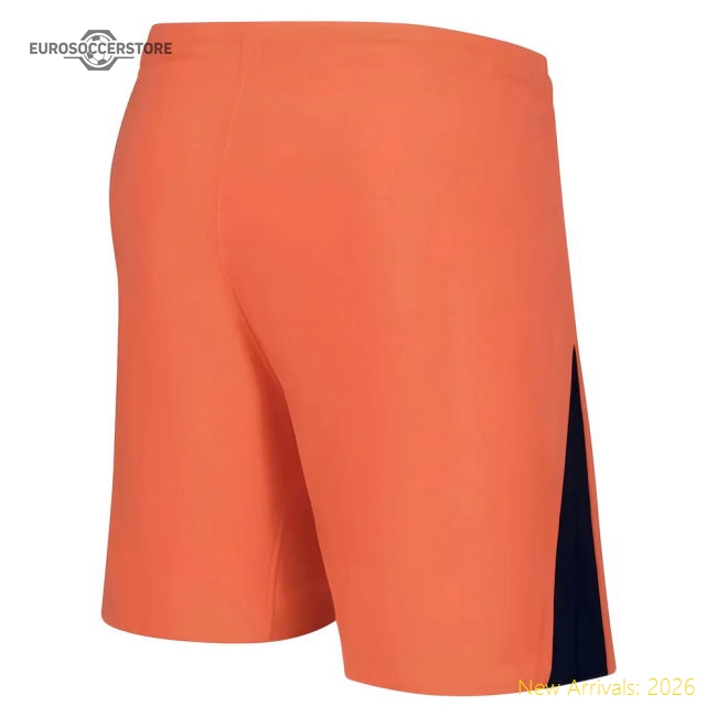 2025-2026 Barcelona Third Shorts (Orange)-Football Jersey Hub
