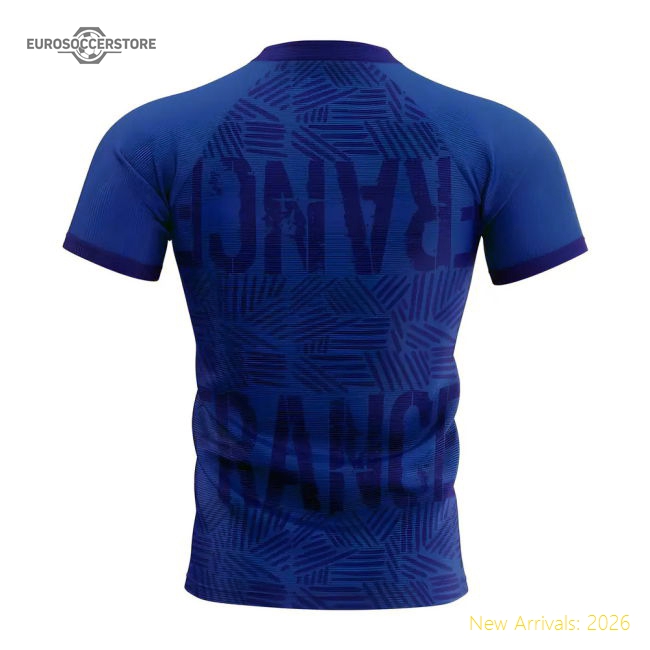 2025-2026 France Concept Home Rugby Shirt Baby-Football Jersey Hub