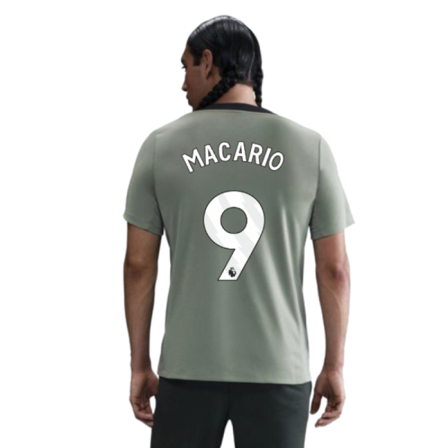 2025-2026 Chelsea Strike Training Shirt (Jade Green) (Macario 9)-Football Jersey Hub