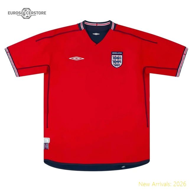 England 2002-04 Away (XL) (Excellent)-Football Jersey Hub