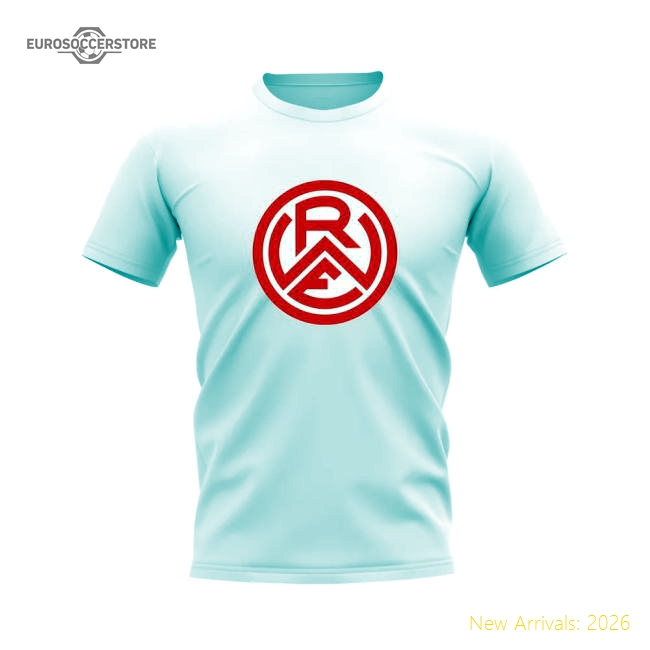 Rot-Weiss Essen Badge T-shirt (White)-Football Jersey Hub