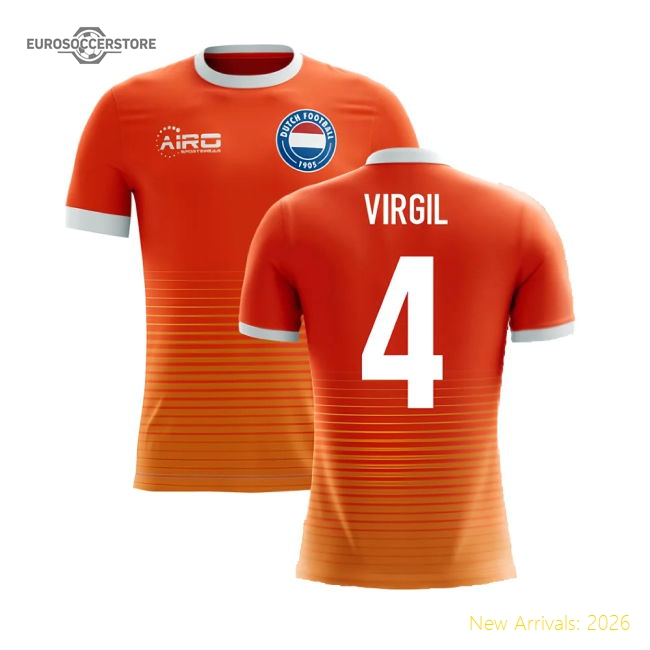 2025-2026 Holland Airo Concept Home Shirt (Virgil 4) - Kids-Football Jersey Hub