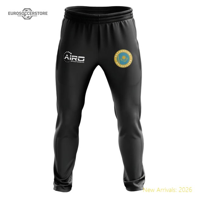 Kazakhstan Concept Football Training Pants (Black)-Football Jersey Hub