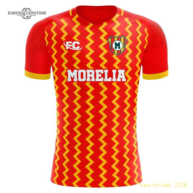 2018-2019 Monarcas Morelia Fans Culture Home Concept Shirt - Womens-Football Jersey Hub