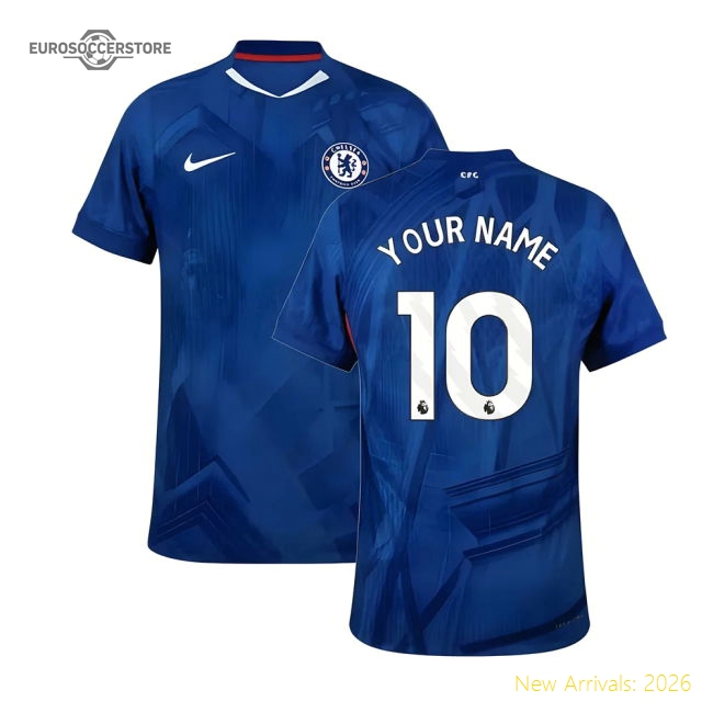 2025-2026 Chelsea Home Authentic Shirt (Your Name)-Football Jersey Hub