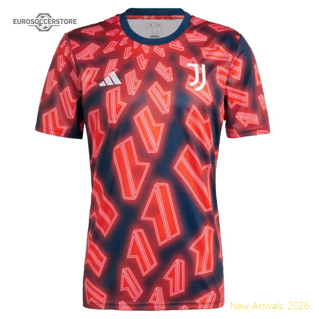 2023-2024 Juventus Pre Match Shirt (Night Indigo)-Football Jersey Hub