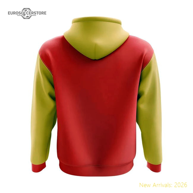 East Timor Concept Country Football Hoody (Red)-Football Jersey Hub