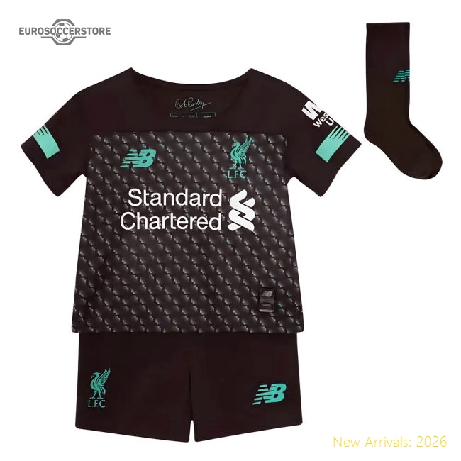 2019-2020 Liverpool Third Little Boys Mini Kit-Football Jersey Hub