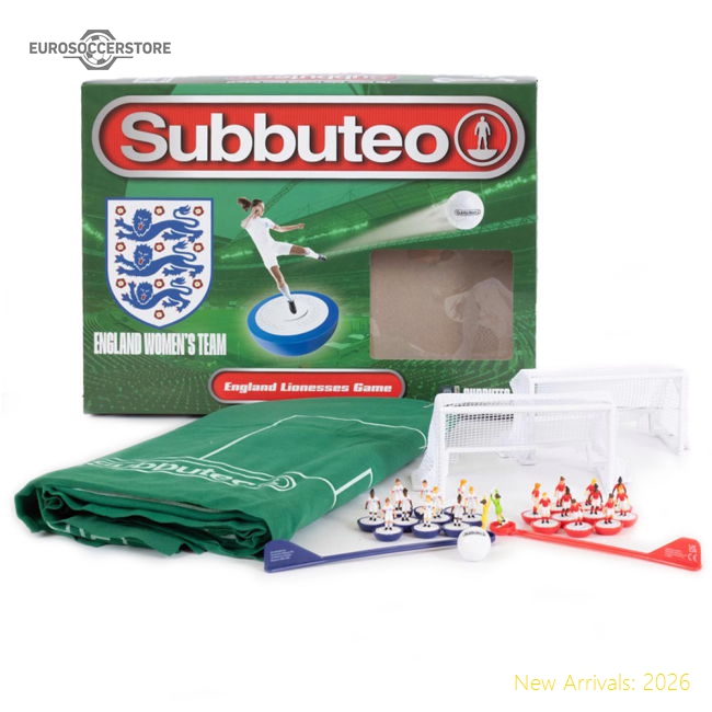 England Lionesses Edition Subbuteo Main Game-Football Jersey Hub