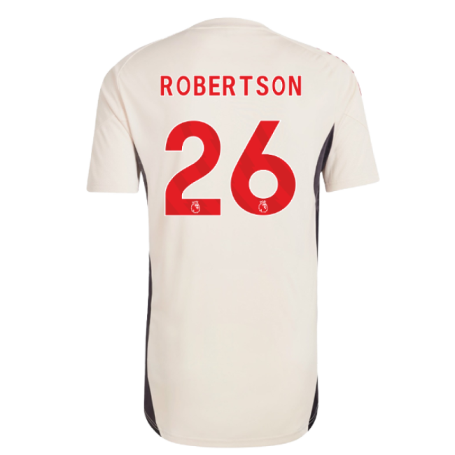 2025-2026 Liverpool Training Jersey (White) - Kids (Robertson 26)-Football Jersey Hub
