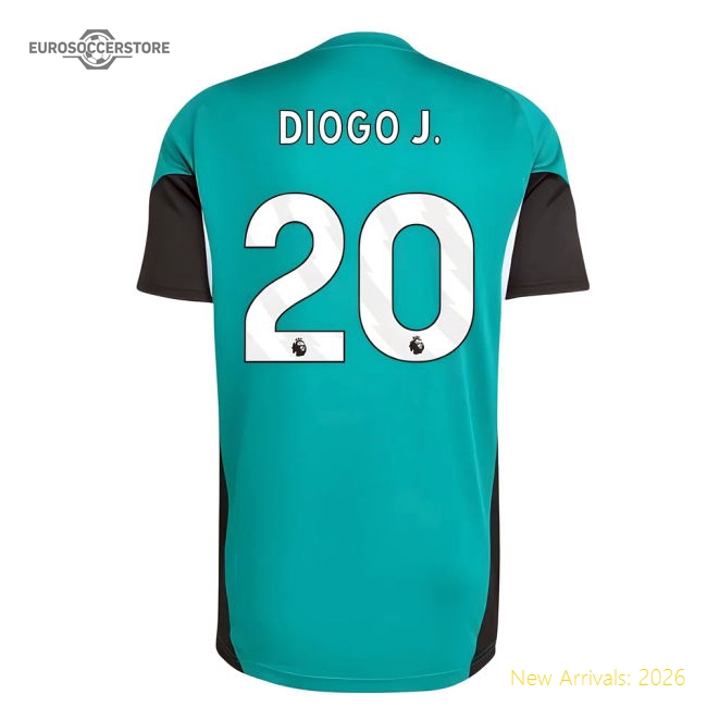 2025-2026 Liverpool EU Training Jersey (Green) (Diogo J. 20)-Football Jersey Hub