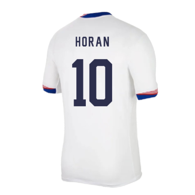 2024-2025 USA Home Dri-Fit ADV Shirt (Horan 10)-Football Jersey Hub