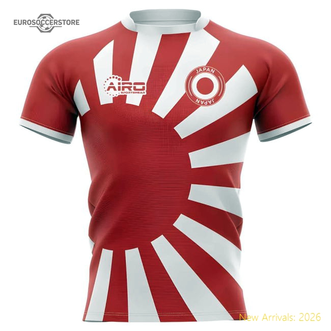 2025-2026 Japan Flag Concept Rugby Shirt - Womens-Football Jersey Hub