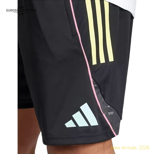 2025-2026 Juventus Training Shorts (Black)-Football Jersey Hub