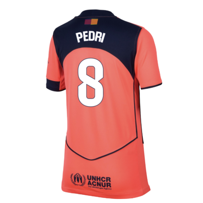 2025-2026 Barcelona Third Shirt (Kids) (Pedri 8)-Football Jersey Hub