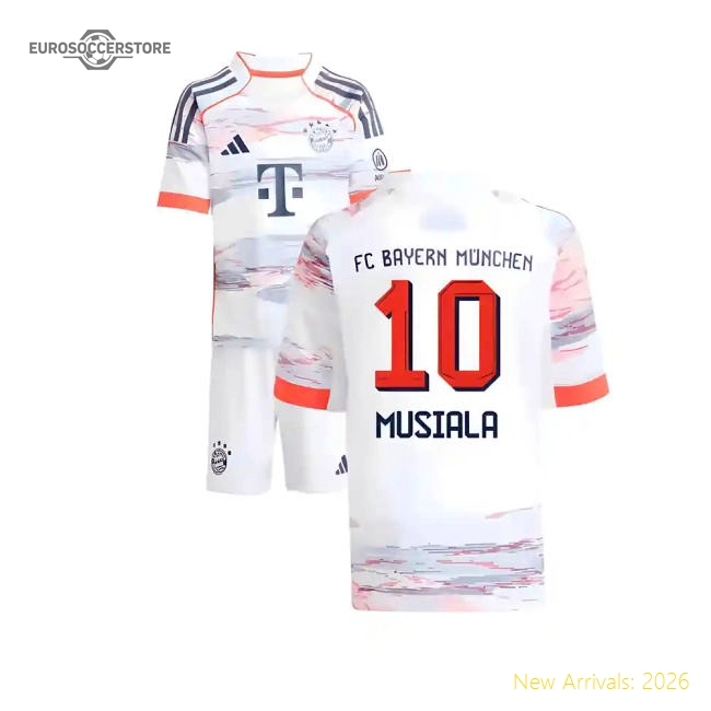 2025-2026 Bayern Munich Away Mini Kit (Musiala 10)-Football Jersey Hub