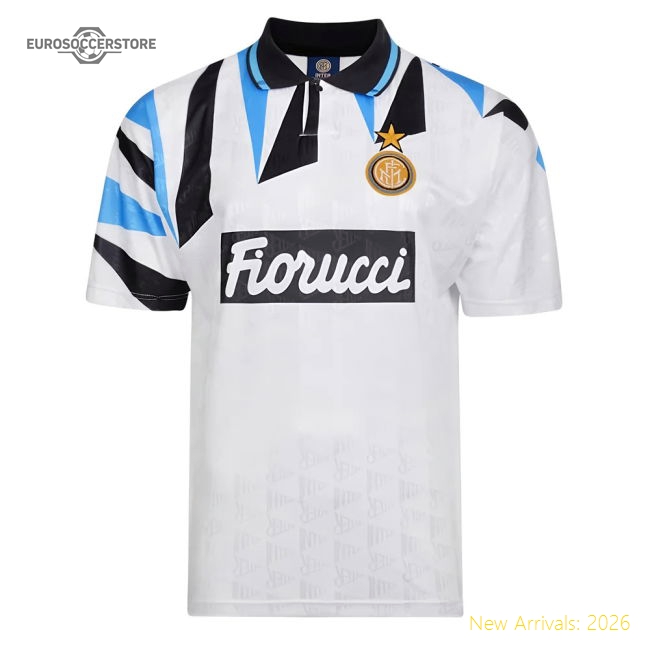 Score Draw Internazionale 1992 Away Shirt-Football Jersey Hub
