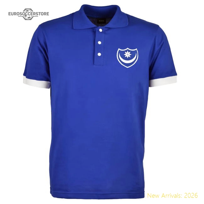 Portsmouth Royal/White Polo-Football Jersey Hub