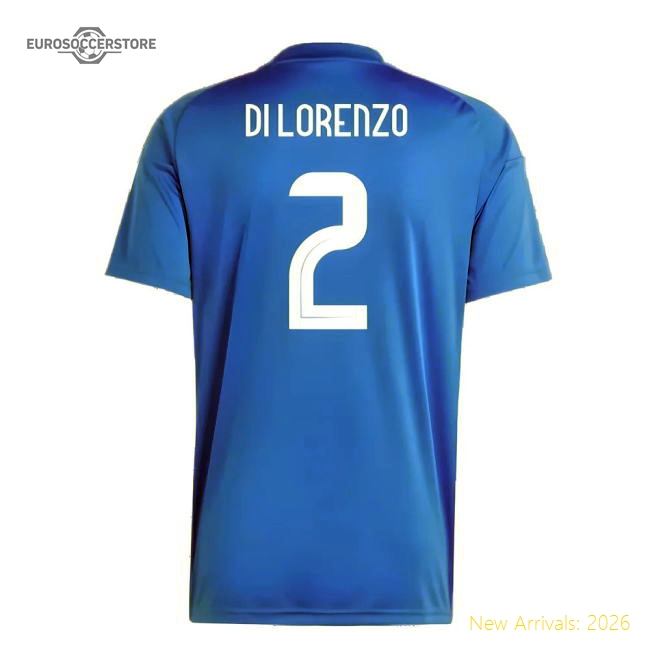 2024-2025 Italy Home Fan Jersey (DI LORENZO 2)-Football Jersey Hub