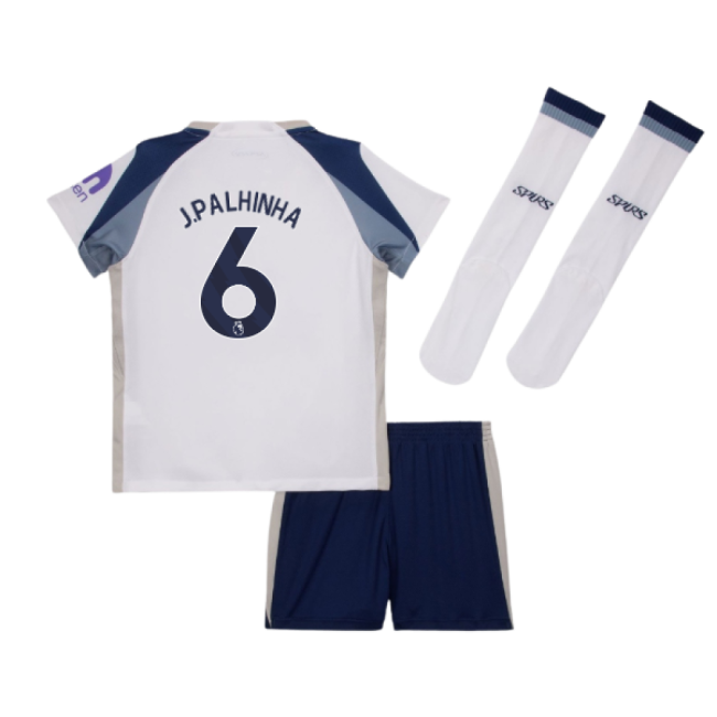 2025-2026 Tottenham Home Little Kids Mini Kit (J.Palhinha 6)-Football Jersey Hub