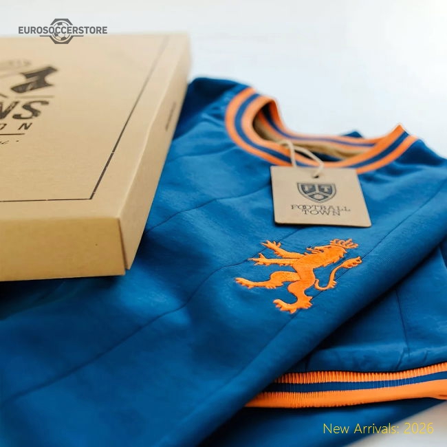 Vintage Holland De Leeuw Away SSoccer Jersey-Football Jersey Hub