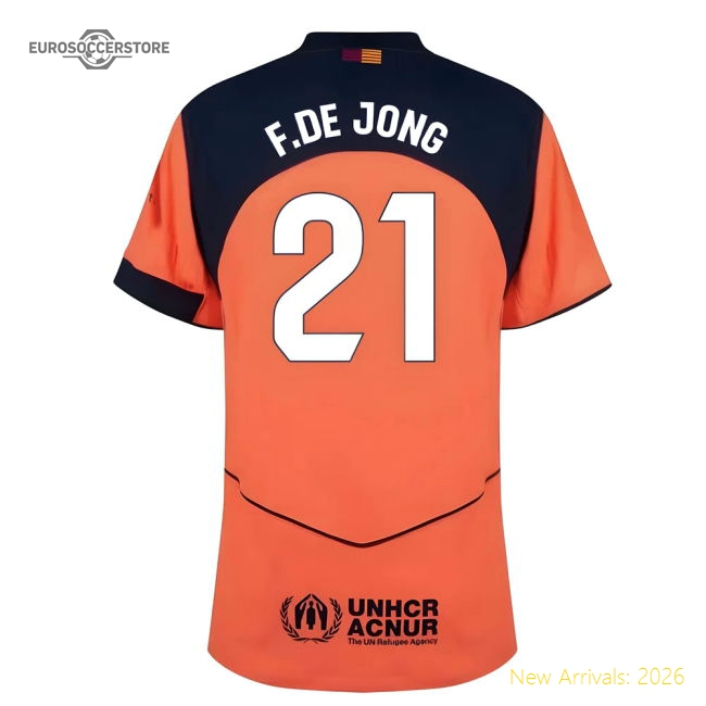 2025-2026 Barcelona Authentic Third Shirt (F.De Jong 21)-Football Jersey Hub