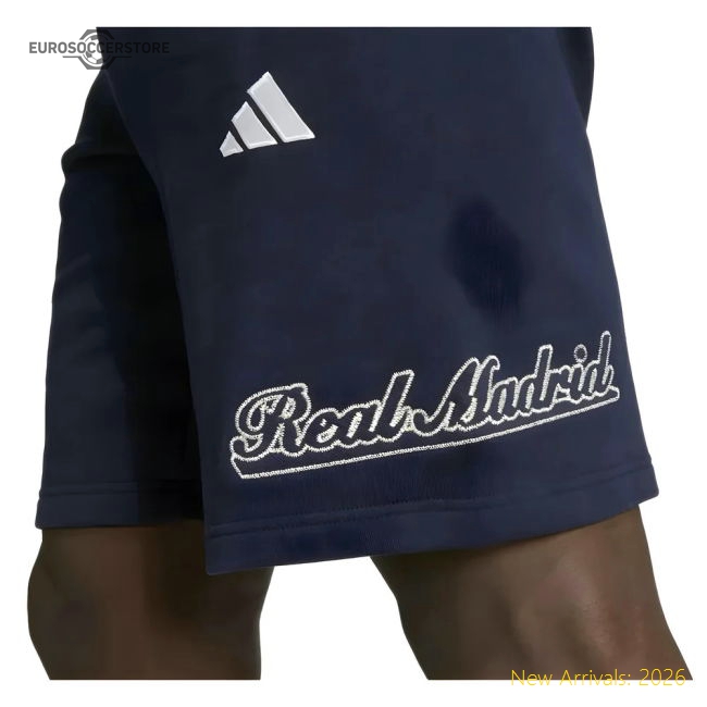 2025-2026 Real Madrid US Shorts (Navy)-Football Jersey Hub