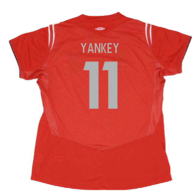 England 2004-05 Women\'s Away Shirt (W-14) (Excellent) (Yankey 11)-Football Jersey Hub