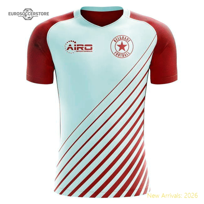 2025-2026 Red Star Belgrade Home Concept Football Shirt - Womens-Football Jersey Hub