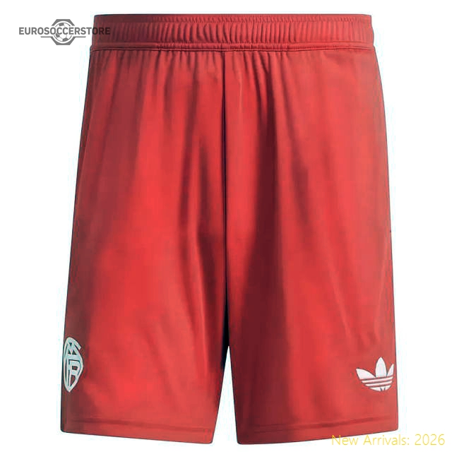 2025-2026 Bayern Munich Third Goalkeeper Shorts (Pure Ruby)-Football Jersey Hub