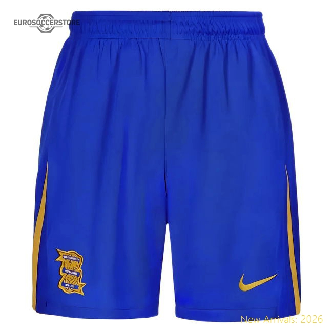 2025-2026 Birmingham City Home Shorts (Blue)-Football Jersey Hub