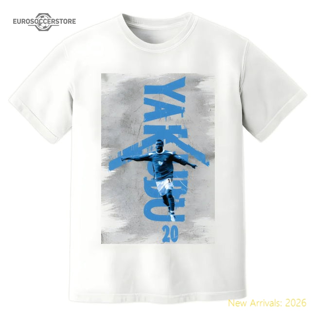 Yakubu Portsmouth Premier League Legend T-Shirt (White)-Football Jersey Hub