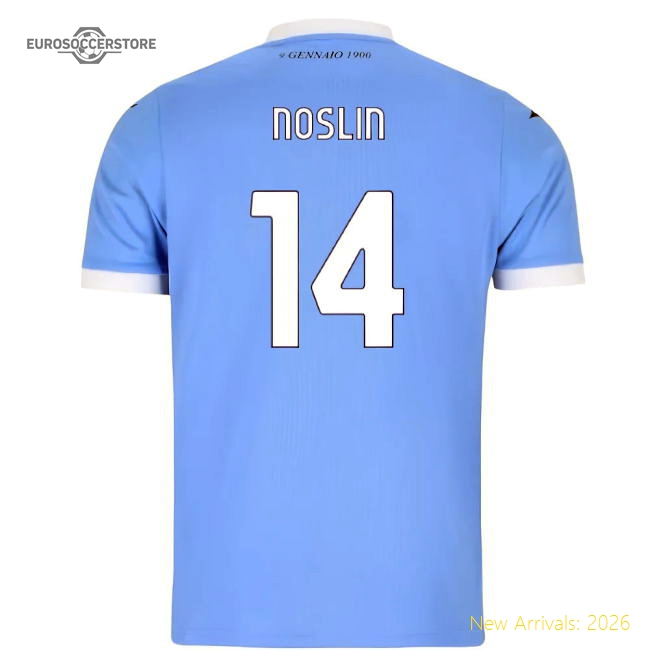 2025-2026 Lazio Home Shirt (Kids) (Noslin 14)-Football Jersey Hub
