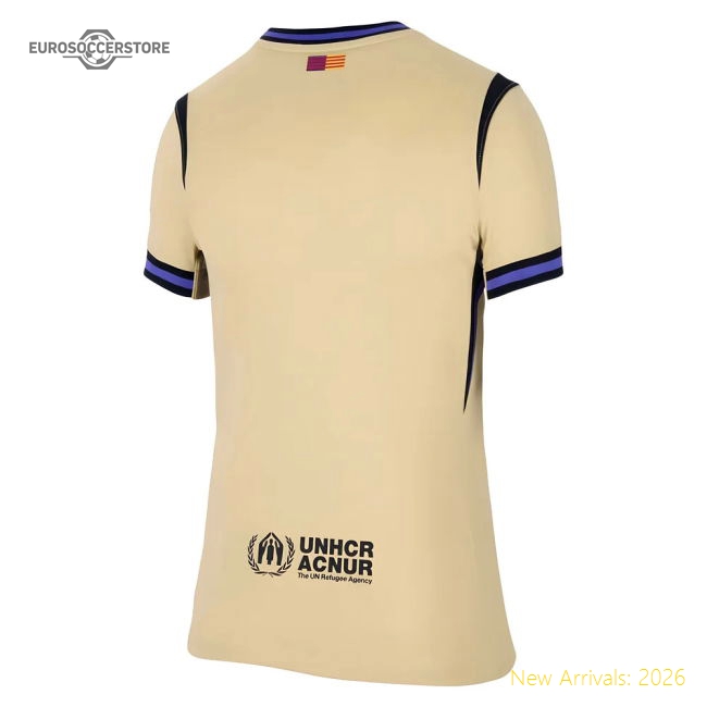 2025-2026 Barcelona Away Shirt (Womens)-Football Jersey Hub