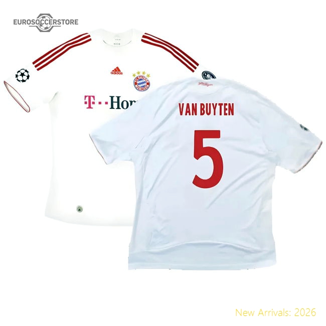 Bayern Munich 2008-09 Third Shirt ((Very Good) XXL) (Van Buyten 5)-Football Jersey Hub